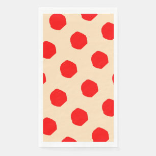 Sampling Polka dots Design Paper Napkin Serviette
