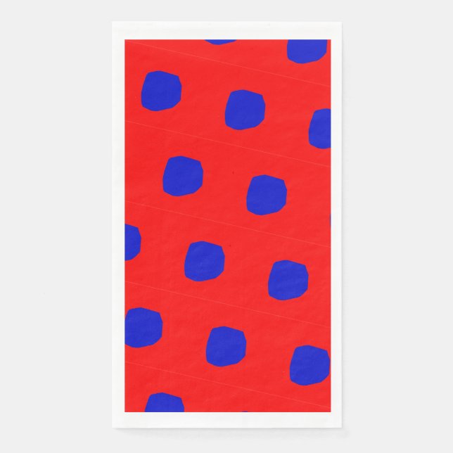Sampling Polka dots Design Paper Napkin Serviette (Vorderseite)