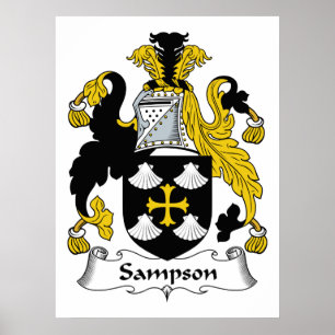 Sampson Familienwappen Poster