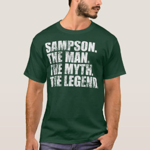 Sampson Sampson Familienname Sampson Nachname Samp T-Shirt