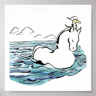 Sampson Set Sail Print Poster