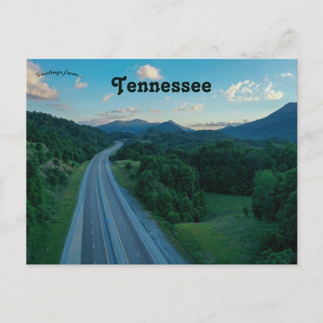 Sams Gap Tennessee Postkarte (Vorderseite)