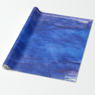 Samsierte blaue Kunst Geschenkpapier