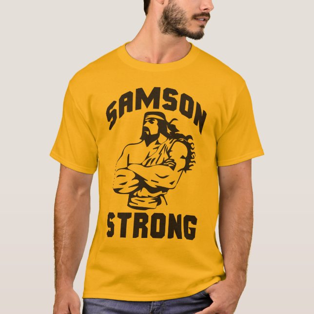 Samson Strong - Bodybuilding T-Shirt (Vorderseite)