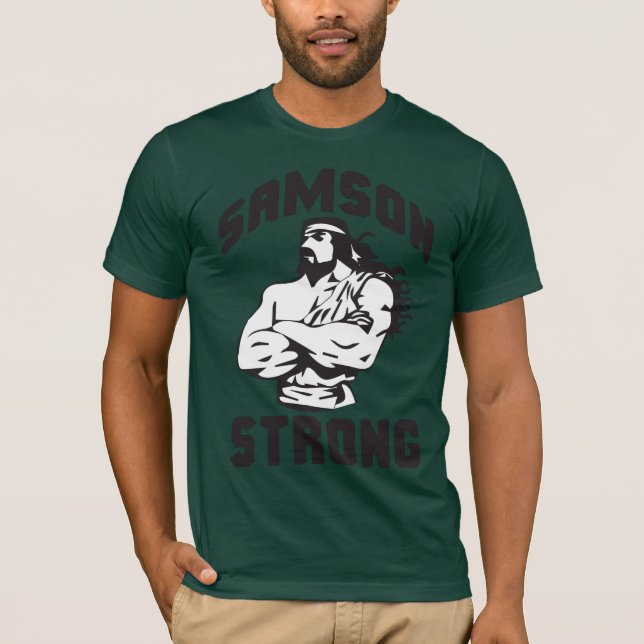 Samson Strong - Bodybuilding T-Shirt (Vorderseite)