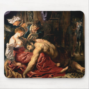 Samson und Delilah, c.1609 Mousepad