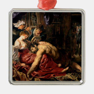 Samson und Delilah, c.1609 Ornament Aus Metall