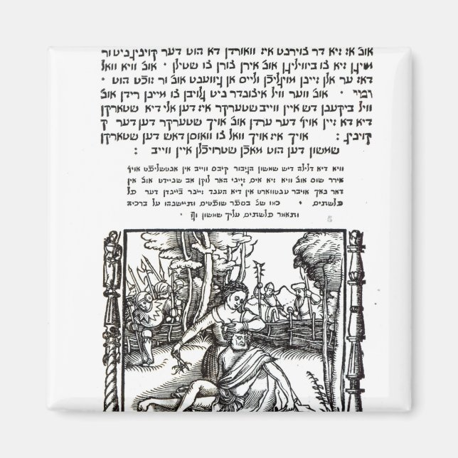 Samson und Delilah Magnet (Vorne)