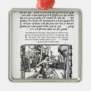 Samson und Delilah Ornament Aus Metall