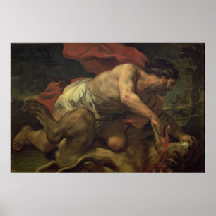 Samson und die Löwen Poster