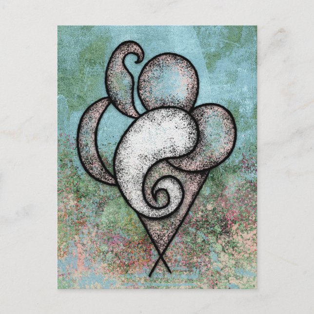 Samstag im Garten Postkarte (Vorderseite)