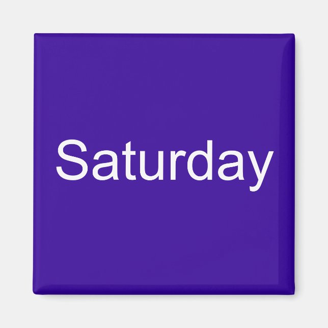 Samstag Magnet (Vorne)