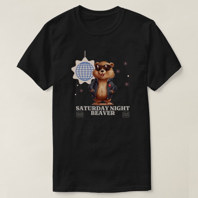 Samstagabend Biaver T-Shirt (Design vorne)