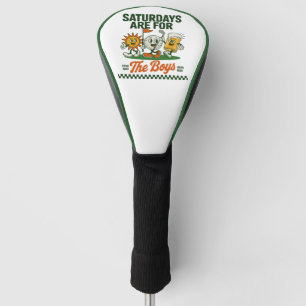 Samstage sind für die Jungs Golf Retro Golfen Headcover