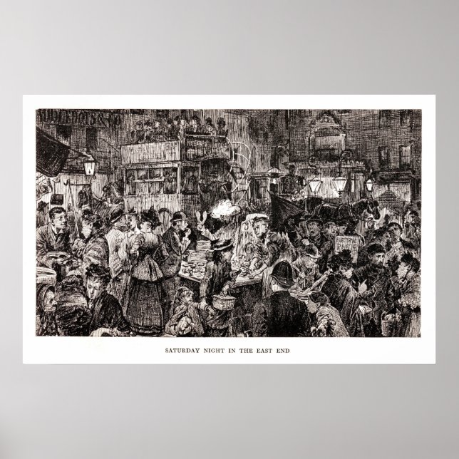 Samstagnacht am Ostende Poster (Vorne)