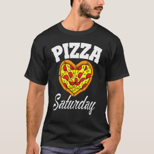 Samstags Pizza Night Pizza Fast Food T-Shirt