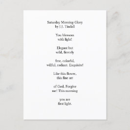 Samstagvormittagsruhm Postkarte