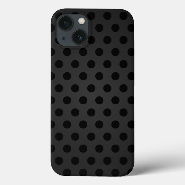 Samsung Galaxy Anmerkung 4 Fall Black Polka Dot Case-Mate iPhone Hülle (Rückseite)