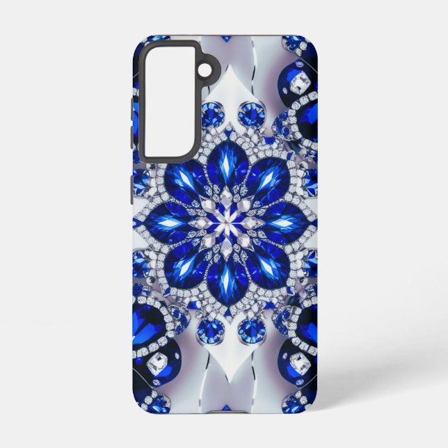 Samsung Galaxy S21 Case Blue Hülle (Rückseite)