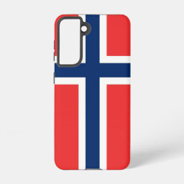 Samsung Galaxy S21 Case Flag Norwegen Samsung Galaxy Hülle