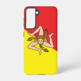 Samsung Galaxy S21 Case Flag Sizilien, Italien Samsung Galaxy Hülle