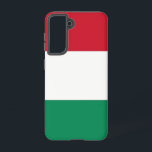 Samsung Galaxy S21 Case Flag Ungarn Hülle<br><div class="desc">Mit unserem exklusiven Cover mit der ungarischen Flagge verwandeln Sie Ihre Samsung Galaxy S21 in ein Symbol des ungarischen Stolzes! Mit viel Liebe zum Detail gestaltet, zelebriert dieser Titel das reiche Kulturerbe Ungarns. Das Design zeigt stolz das ikonische Triballmuster von roten, weißen und grünen horizontalen Streifen, die Farbe, Treue und...</div>
