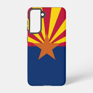 Samsung Galaxy S21 Case Flag von Arizona, USA. Hülle
