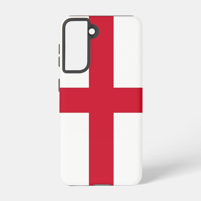 Samsung Galaxy S21 Case Flag von England Samsung Galaxy Hülle (Rückseite)