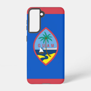Samsung Galaxy S21 Case Flag von Guam, USA. Hülle