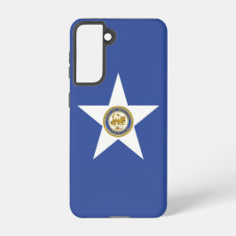 Samsung Galaxy S21 Case Flag von Houston Samsung Galaxy Hülle