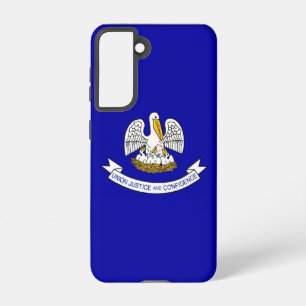 Samsung Galaxy S21 Case Flag von Louisiana, USA Samsung Galaxy Hülle