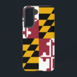 Samsung Galaxy S21 Case Flag von Maryland, USA Hülle<br><div class="desc">Mit unserer exklusiven Telefonabdeckung mit der Staatsflagge verwandeln Sie Ihre Samsung Galaxy S21 in eine Feier von Marylands Stolz! Mit viel Liebe zum Detail gestaltet, präsentiert dieses Cover stolz die markanten Elemente der Maryland-Fahne. Es zeichnet sich durch ein einzigartiges Design von abwechselnden Quadranten aus Schwarz und Gold mit einer diagonalen...</div>