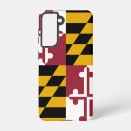 Samsung Galaxy S21 Case Flag von Maryland, USA Hülle