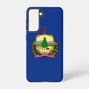 Samsung Galaxy S21 Case Flag von Vermont Samsung Galaxy Hülle