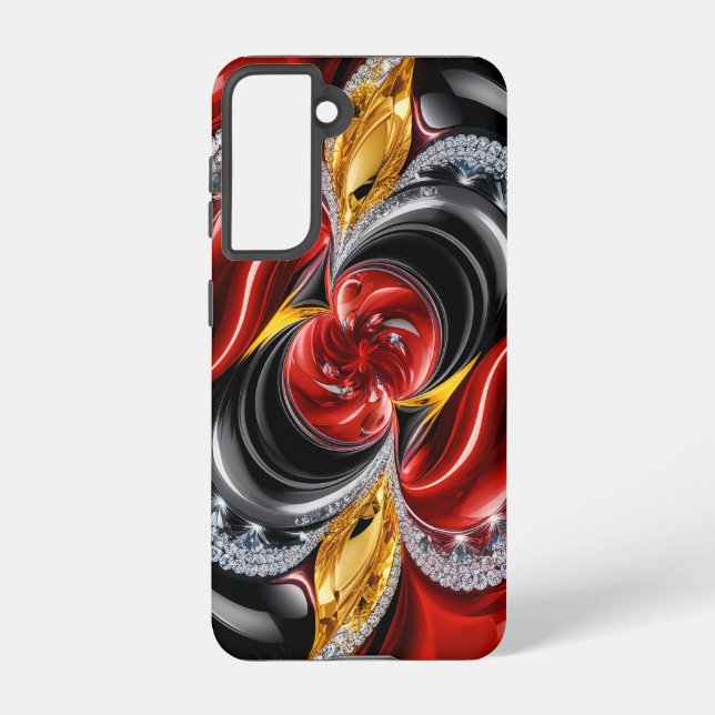 Samsung Galaxy S21 Case German Colors Samsung Galaxy Hülle (Rückseite)