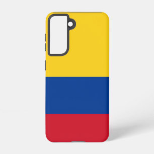 Samsung Galaxy S21 Fallflagge von Kolumbien Hülle