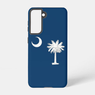 Samsung Galaxy S21 Fallflagge von South Carolina Samsung Galaxy Hülle