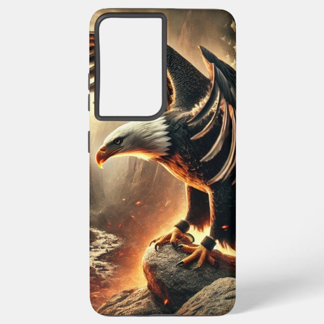 Samsung Galaxy S21 Plus Case American Eagle Samsung Galaxy Hülle (Rückseite)