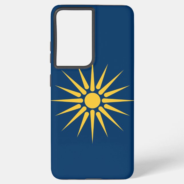 Samsung Galaxy S21 Plus Case flag of Macedonia Hülle (Rückseite)