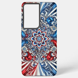 Samsung Galaxy S21 Plus Case, französische Farben Hülle