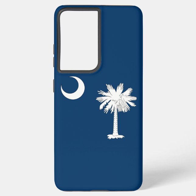 Samsung Galaxy S21 Plus Case South Carolina Flagge Hülle (Rückseite)