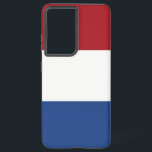 Samsung Galaxy S21 Plus Fallflagge der Niederlande Hülle<br><div class="desc">Die Samsung S21 Plus Cover mit der niederländischen Flagge, die den Schutz mit der Feier des holländischen Erbes verbinden soll. Dieses Cover wurde mit viel Liebe zum Detail gestaltet und zeigt stolz die ikonische Trifarbe Rot, Weiß und Blau, die die Geschichte, Kultur und nationale Identität der Niederlande symbolisiert. Egal, ob...</div>