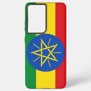 Samsung Galaxy S21 Plus Fallflagge in Äthiopien Hülle