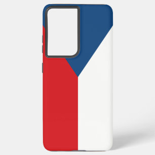 Samsung Galaxy S21 Plus Fallflagge in Tschechien Hülle