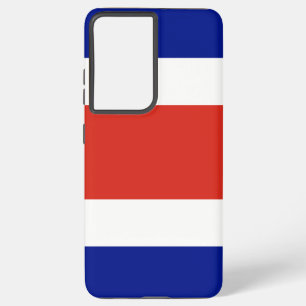 Samsung Galaxy S21 Plus Fallflagge von Costa Rica Hülle