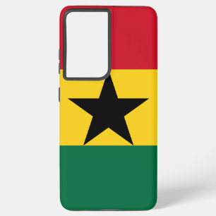 Samsung Galaxy S21 Plus Fallflagge von Ghana Hülle