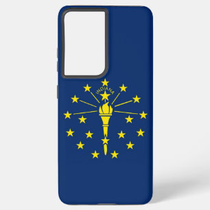Samsung Galaxy S21 Plus Fallflagge von Indiana Hülle