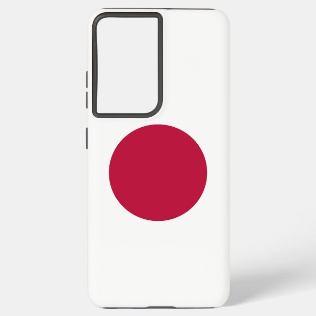 Samsung Galaxy S21 Plus Fallflagge von Japan Hülle (Rückseite)