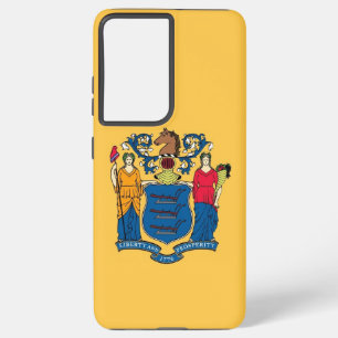 Samsung Galaxy S21 Plus Fallflagge von New Jersey Hülle