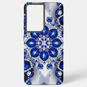 Samsung Galaxy S21 Ultra Case Blue White Colors Hülle